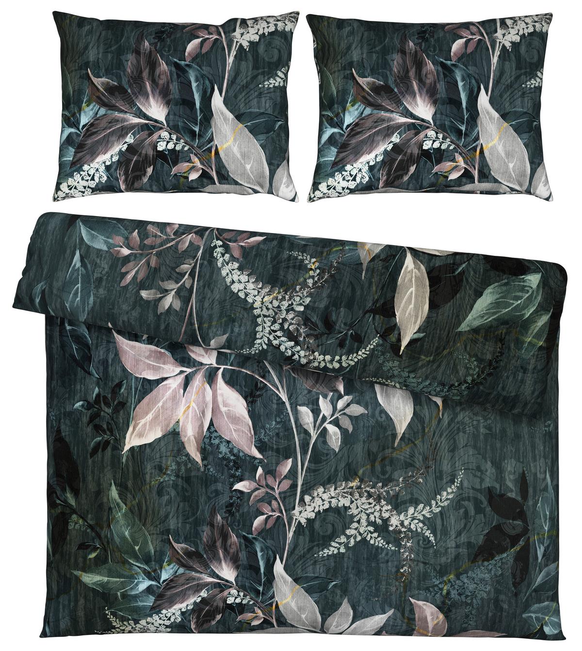 Bettwäsche Chiara XXL Anthrazit ca. 200x220cm - Anthrazit, KONVENTIONELL, Textil (200/220cm) - Modern Living