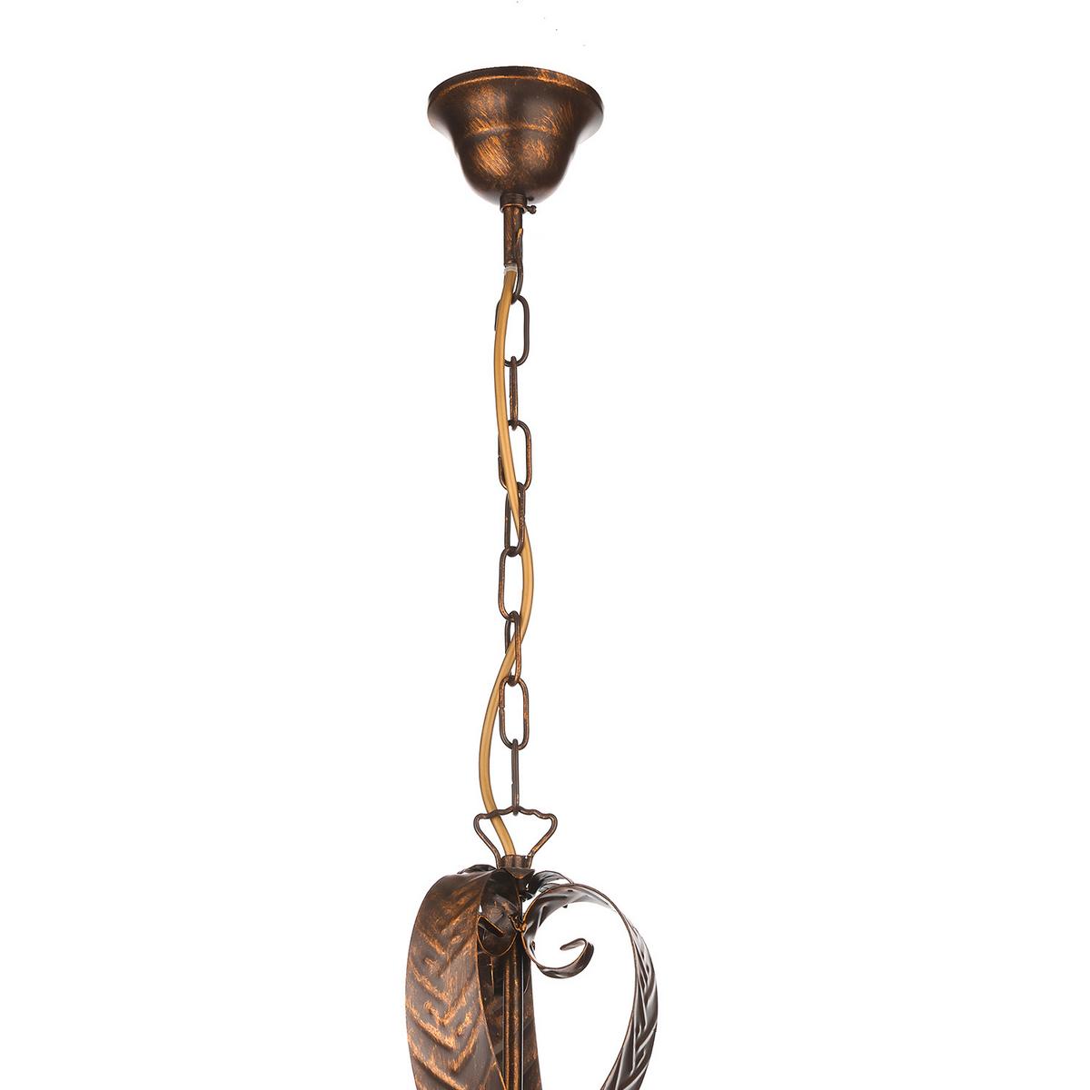 Csillár 4240/3 - gyöngyház/bronzszínű, Konventionell, fém (50/50/100cm)