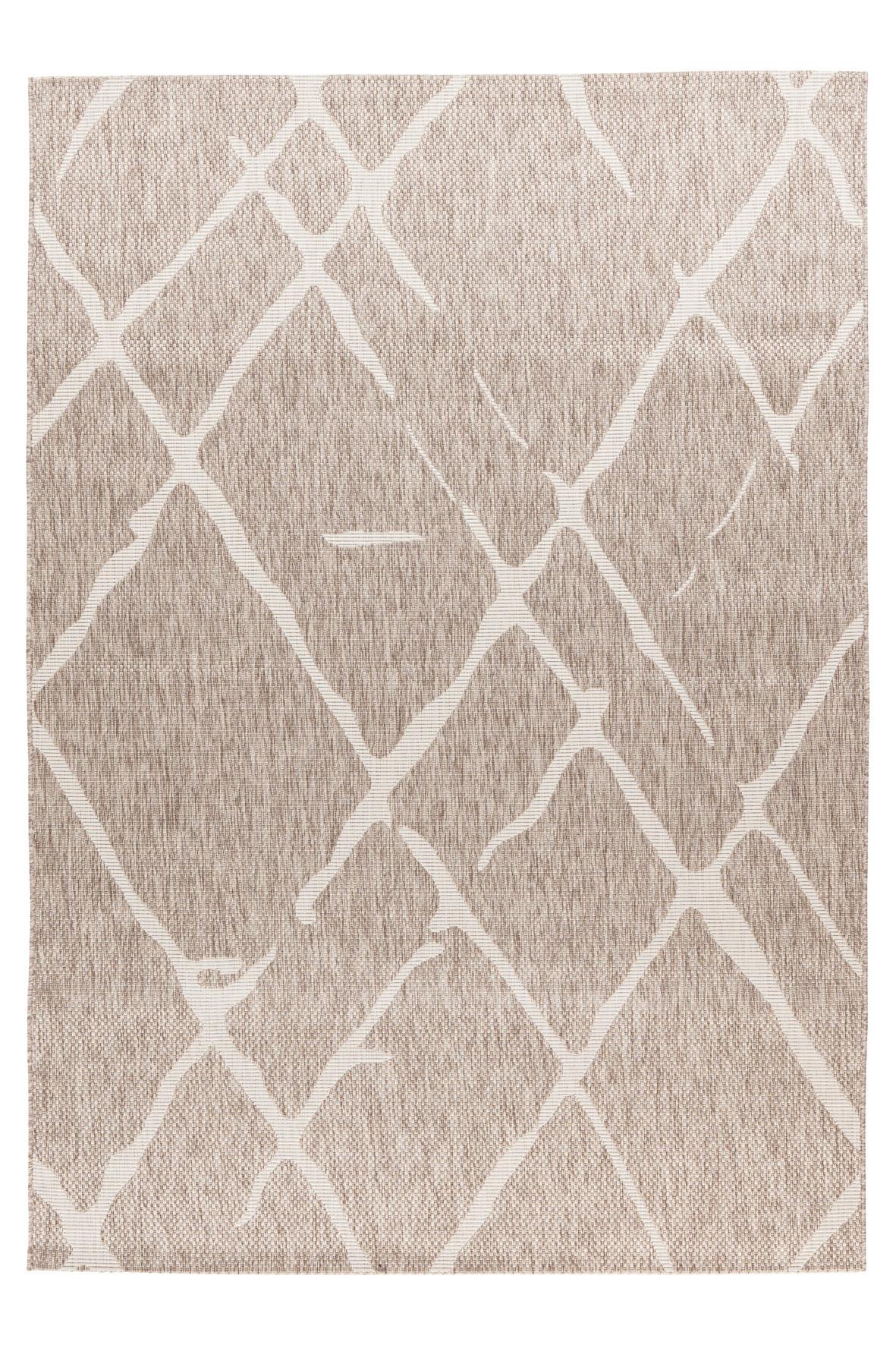 Flachwebeteppich My Tallinn 540 - Taupe, Design, Textil (200/290cm)
