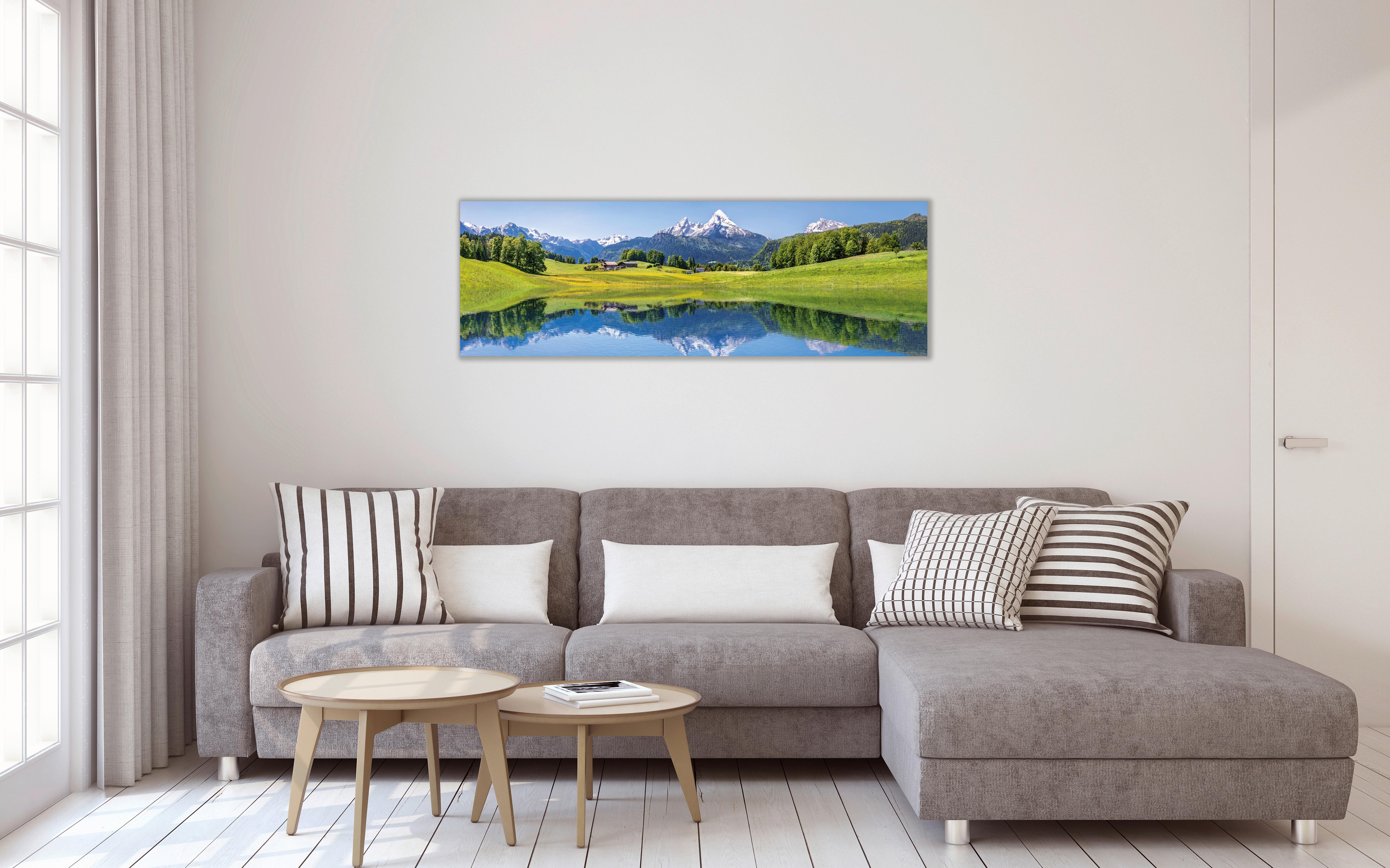 Slika U Blind Ramu Marcus - zelena, Osnovno, drvo (150 cm/50 cm/3 cmcm) - Mömax