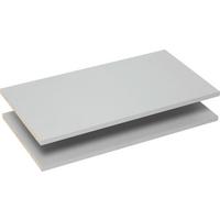 Einlegebodenset in Grau 2er Set - Grau, Holzwerkstoff/Metall (57,7/32/1,5cm) - Mömax