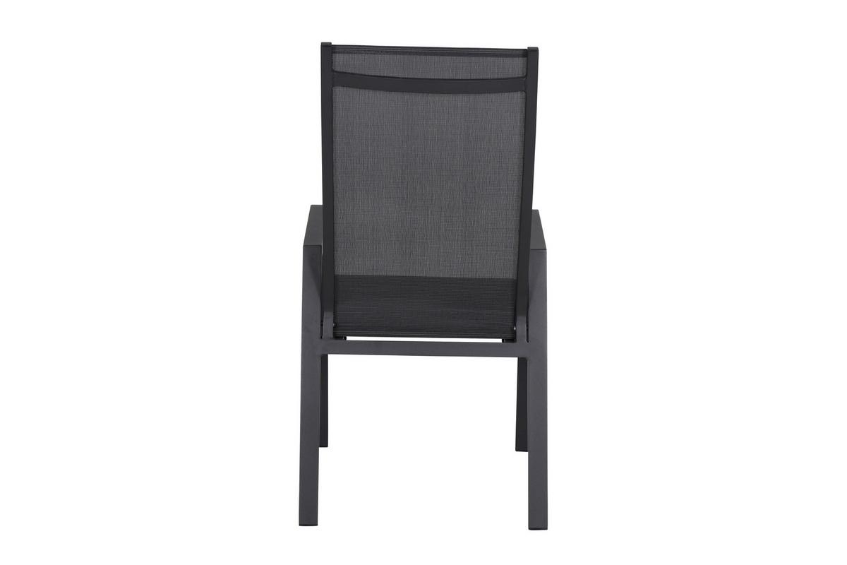 STAPELSESSEL M90919 - Anthrazit, KONVENTIONELL, Kunststoff/Metall (60/111,5/74cm) - Siena Garden