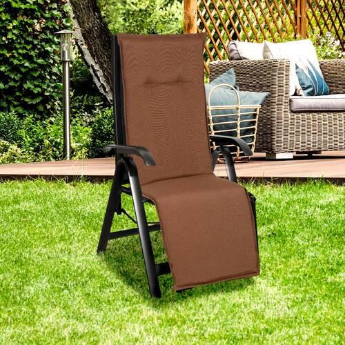 Relaxsesselauflage Tolonaro ca.170x46x8cm Sandfarben - Sandfarben, Basics, Textil (170/46/8cm)