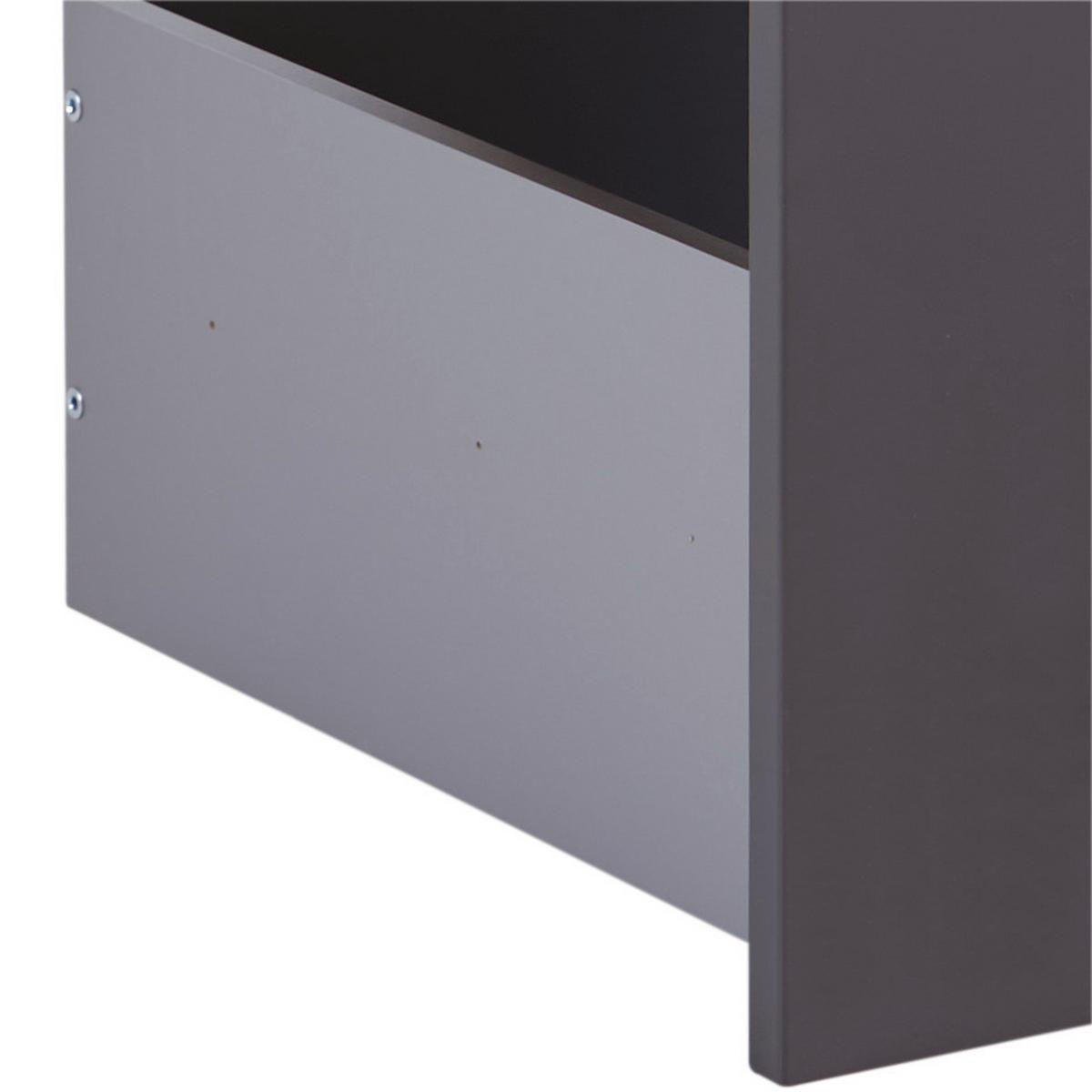 Set Predalov Unit, Antracit, 4 Kos, Š. 45 Cm - Moderno, leseni material (45,3/83/47cm) - Based
