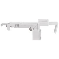 Klemmträger für Thomas in Weiss - Weiss, Kunststoff/Metall - Modern Living