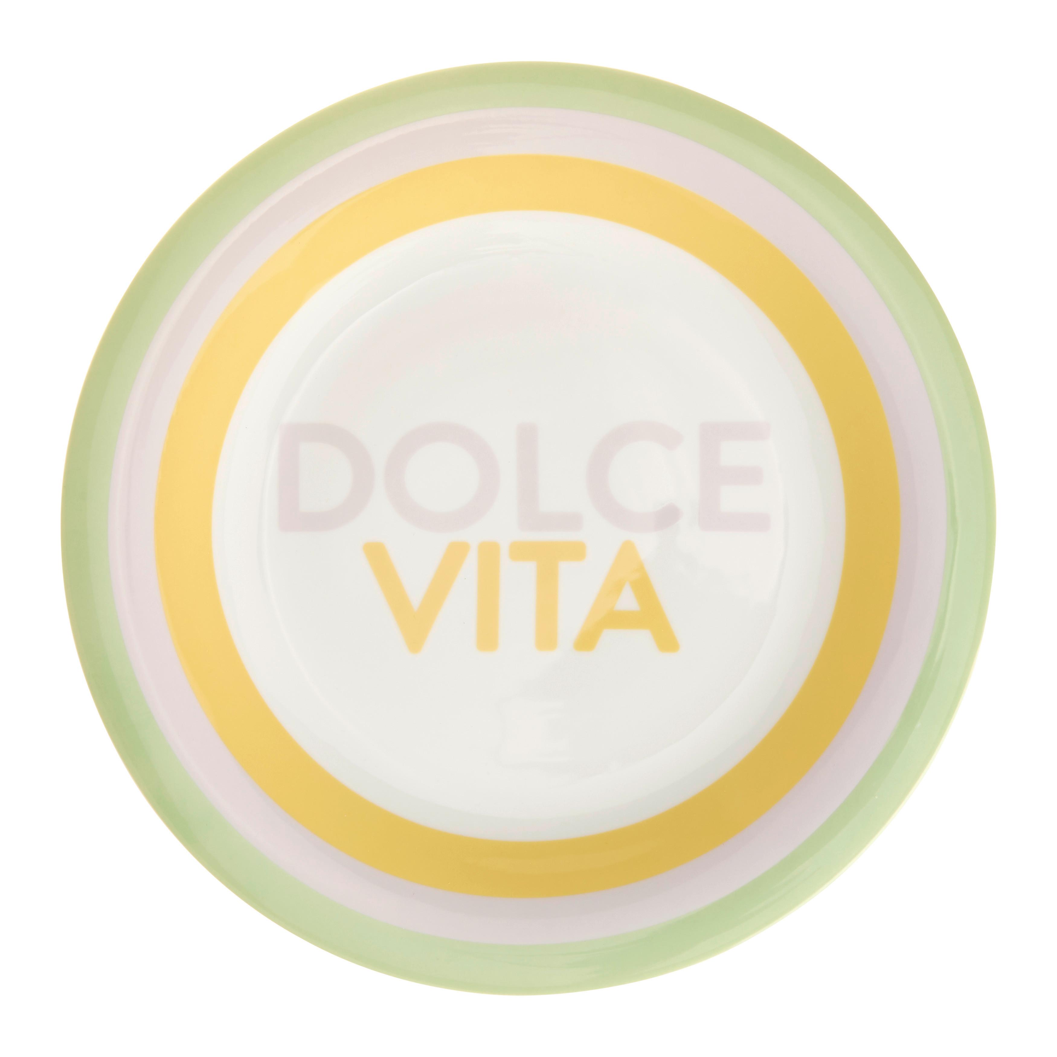 Speiseteller Candy Colors Multicolor Ø ca. 27cm - Hellgelb/Hellgrau, MODERN, Keramik (27/2,4cm) - Mömax