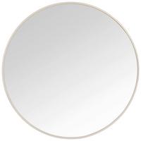 Spiegel Britt Sandfarben Ø ca. 70cm - Sandfarben, MODERN, Glas/Metall (70cm) - Mömax