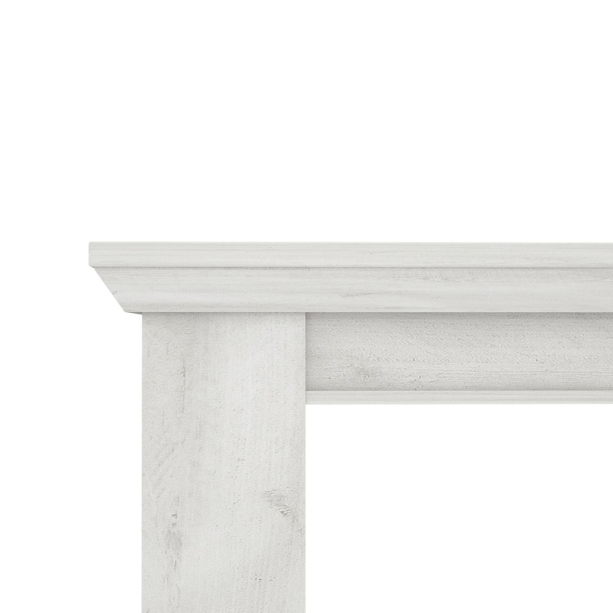 Stolić Kashmir - bijela, Konvencionalno, drvni materijal (120/45/60cm) - Premium Living