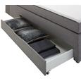 Boxspringbett Anthrazit ca. 180x200cm - Anthrazit/Schwarz, MODERN, Holzwerkstoff/Kunststoff (180/200cm) - Modern Living Boxspringbett Anthrazit ca. 180x200cm - Anthrazit/Schwarz, MODERN, Holzwerkstoff/Kunststoff (180/200cm) - Modern Living