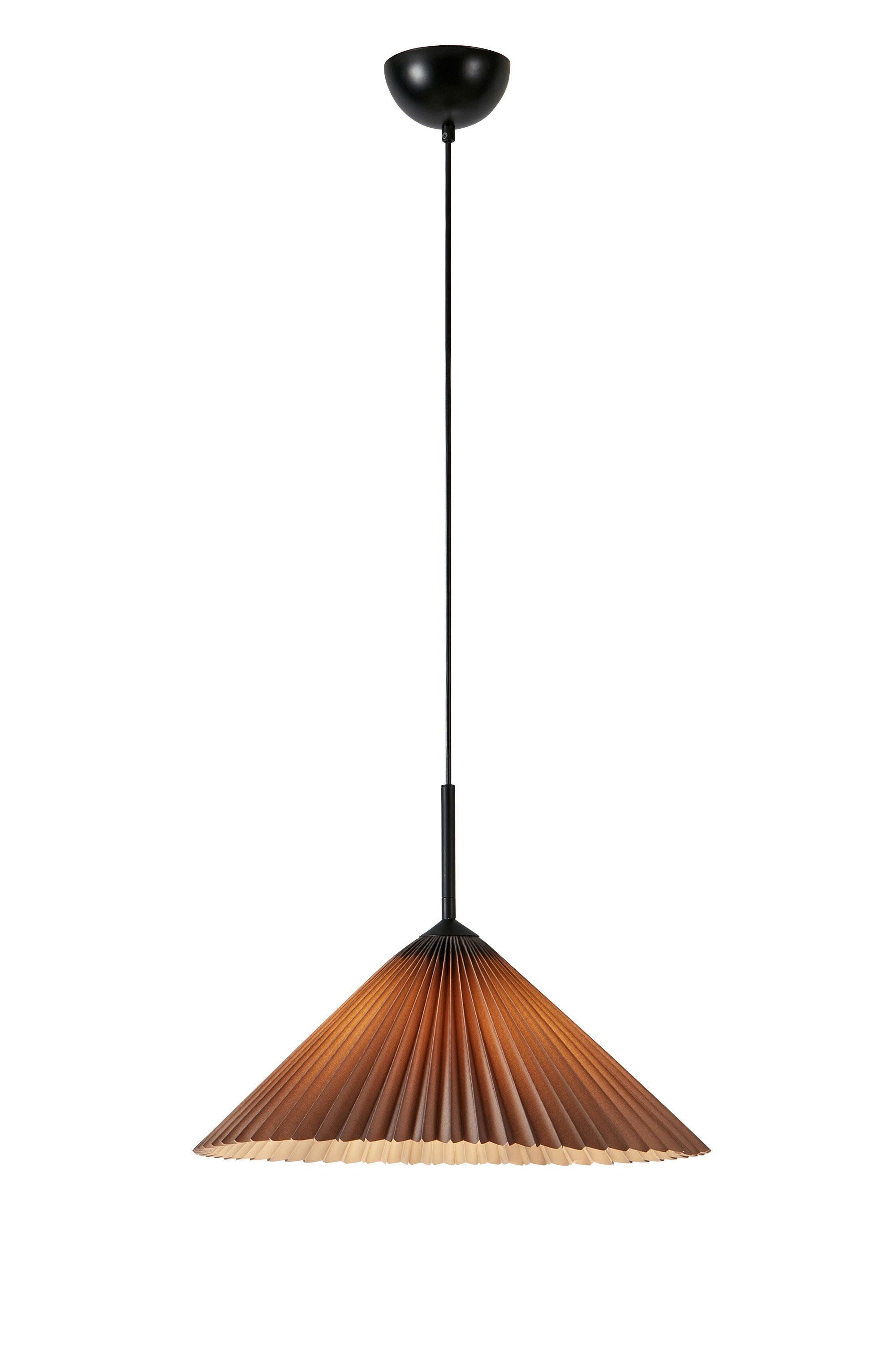 Hängeleuchte Plisado max. 40 Watt - Grau, Basics, Kunststoff/Metall (50/50/30cm) - Markslöjd