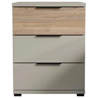 Noćni Ormarić Tessona - kašmir/boje hrasta, Trend, drvni materijal/plastika (46/61/42cm) - Modern Living