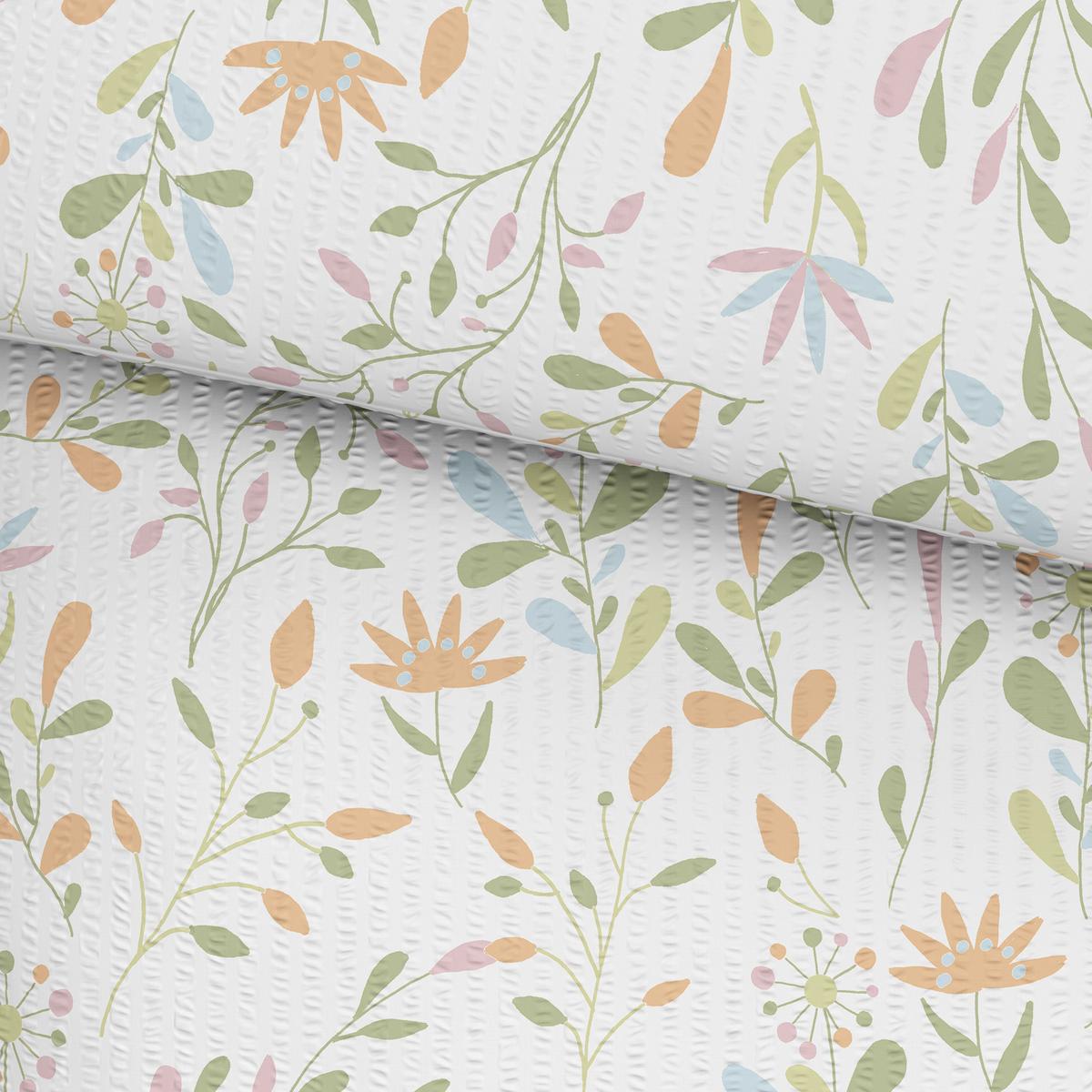 BETTWÄSCHESET MARINA - Weiss, Konventionell, Textil (160/210cm) - Mömax
