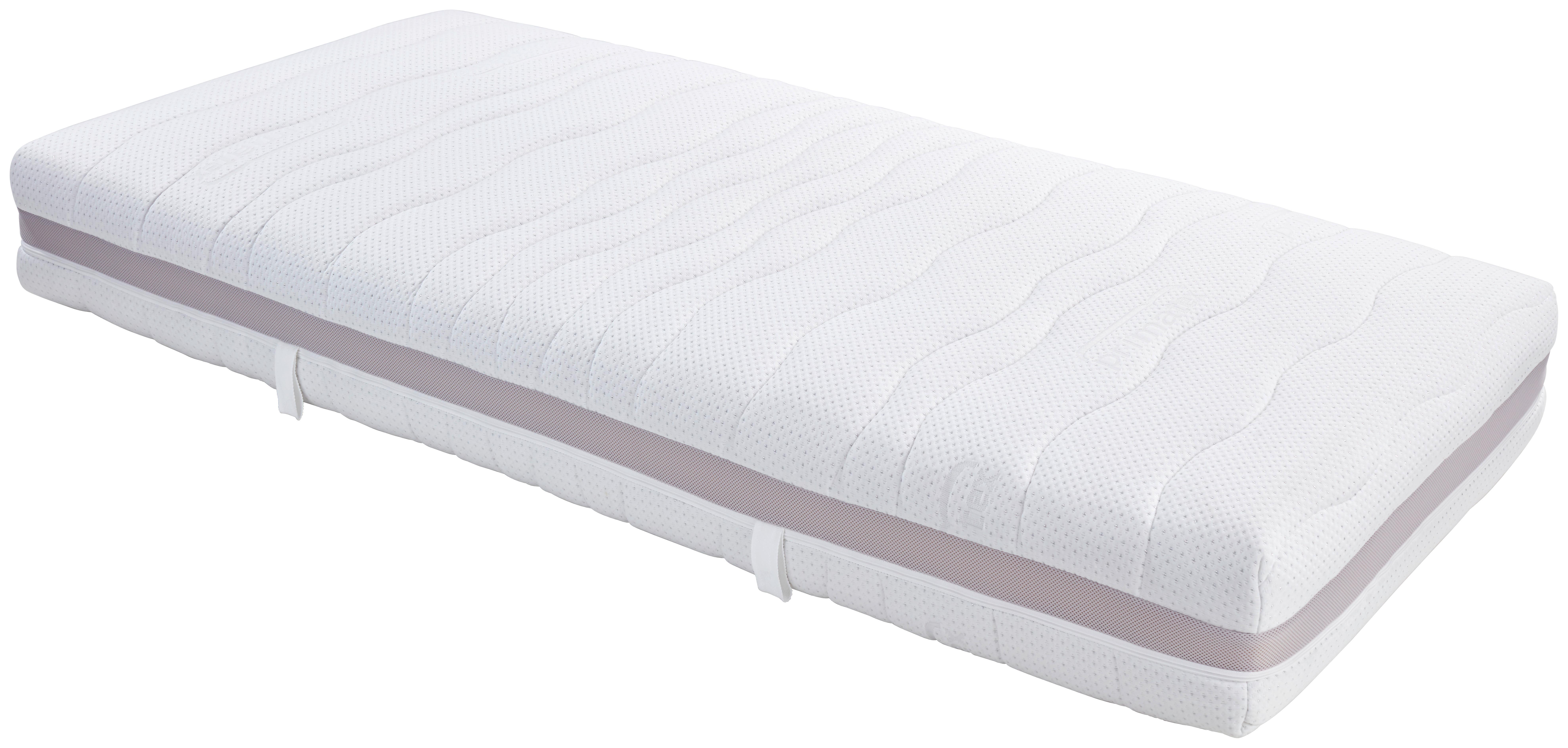 Ležišče Z Žepkastim Vzmetenjem Gelfeel Deluxe, 90x200 - bela, Konvencionalno, tekstil (90/200cm) - Primatex Deluxe