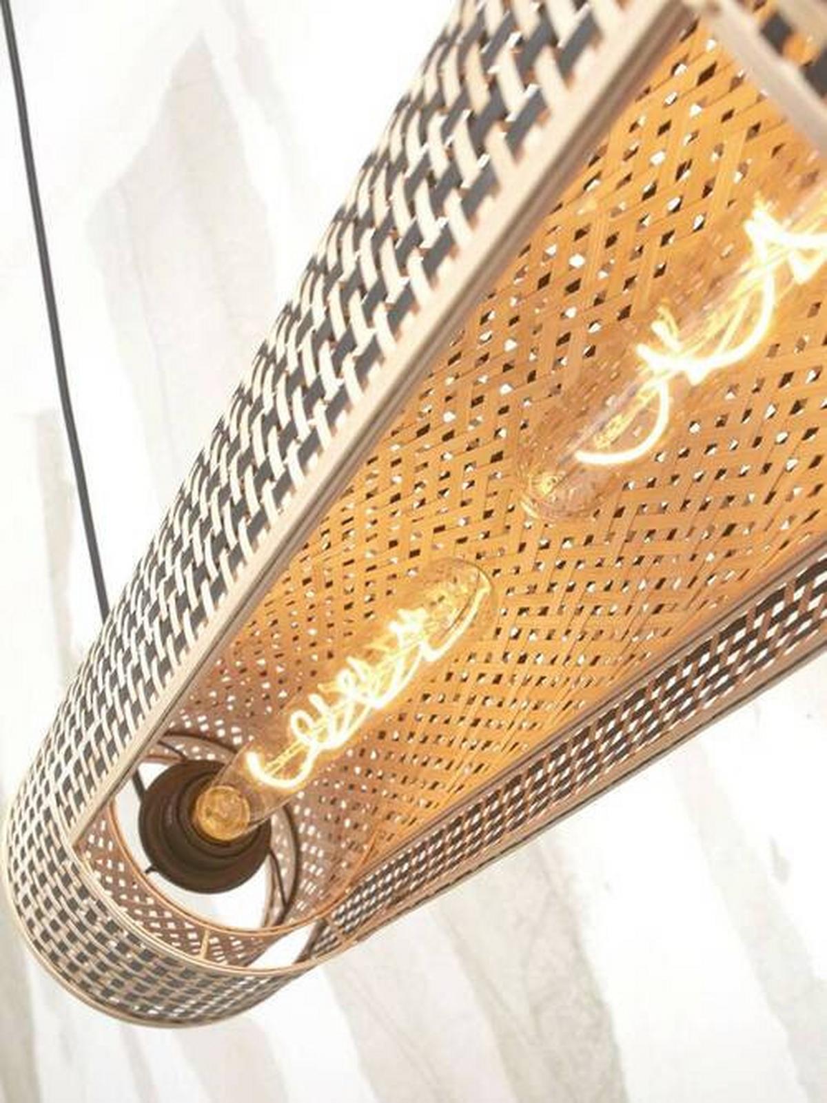 Viseča Svetilka Bhutan, Črna, Bambus - črna/naravne barve, Trend, les (85/15/15cm) - Good & Mojo