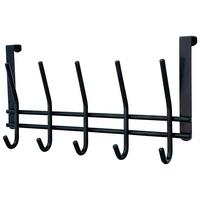 Cuier de perete cu cârlige ELLA 1 - negru, Modern, metal (38/18/9,3cm) - Modern Living