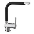 Spültischarmatur Rio Schwarz/chrom - Chromfarben/Schwarz, Metall (30cm) Spültischarmatur Rio Schwarz/chrom - Chromfarben/Schwarz, Metall (30cm)