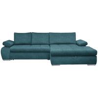 NAROŻNIK INFERNO - petrol/biały, Design, tworzywo sztuczne/tkanina (294/173cm) - Carryhome