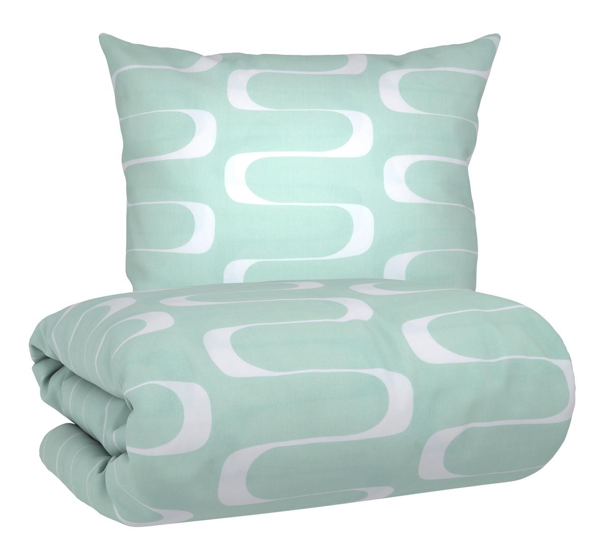 Bettwäsche Tina Wende Hellgrün ca. 135x200cm - Hellgrün, LIFESTYLE, Textil (135/200cm) - Mömax