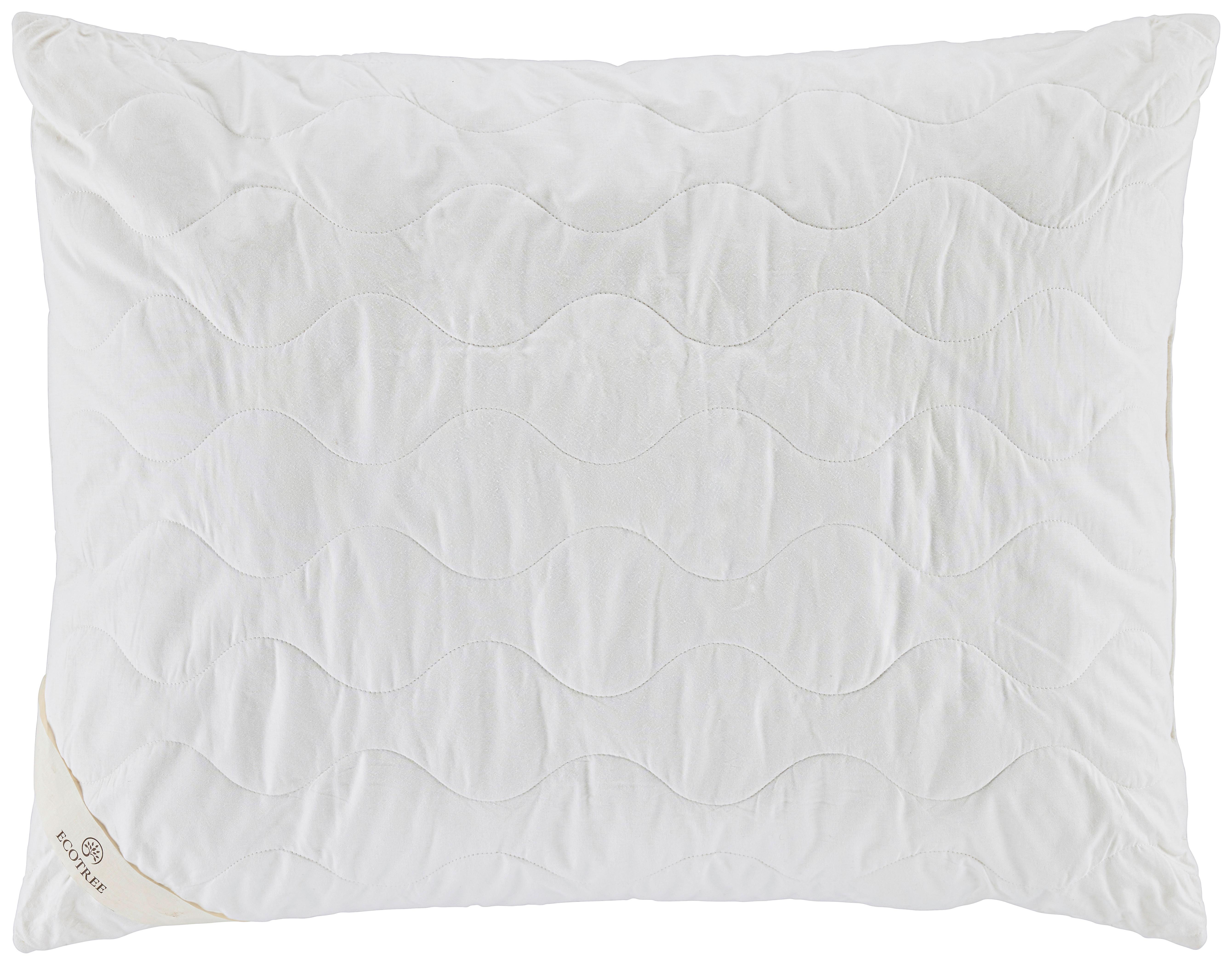 Pernă pentru dormit Bamboo, cca. 70x90cm - alb, Modern, textil (70/90cm) - ecoTree