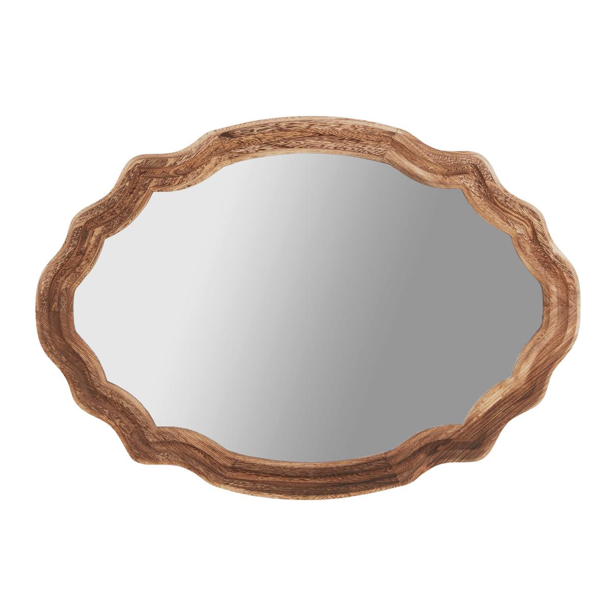 Stensko Ogledalo Joline -Exklusive/sb- - naravne barve, Trendi, steklo/les (61/86/3cm) - Mömax