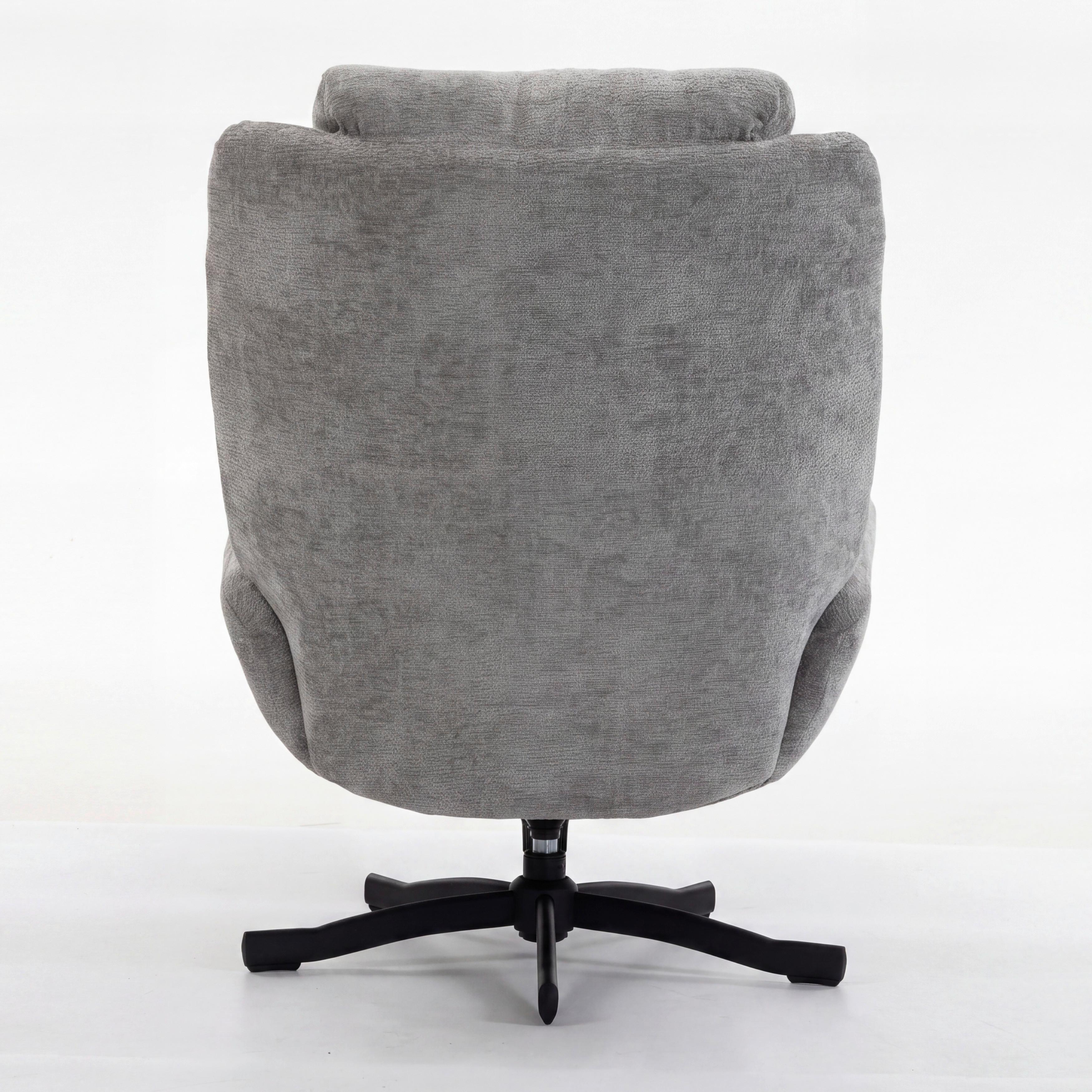 FÅTÖLJ NINA - ljusgrå/svart, Modern, metall/textil (72/96/87cm) - Bessagi Home
