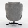 FÅTÖLJ NINA - ljusgrå/svart, Modern, metall/textil (72/96/87cm) - Bessagi Home