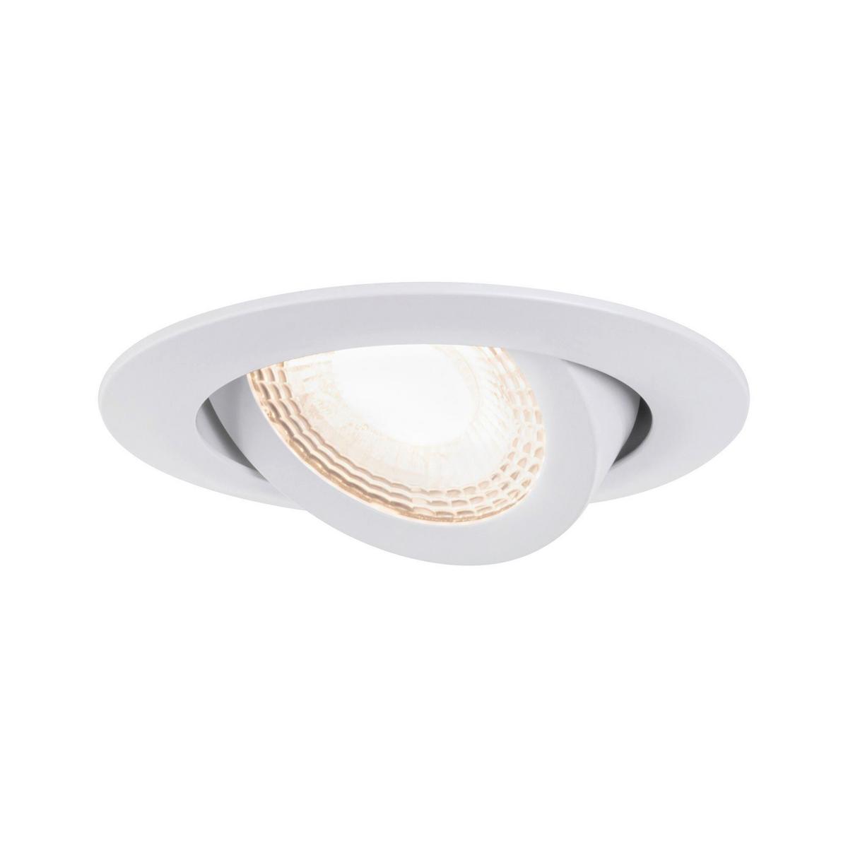 Deckenleuchte EBL Set in Weiß max. 6 Watt - Weiß, Basics, Kunststoff (8,2cm) - Paulmann