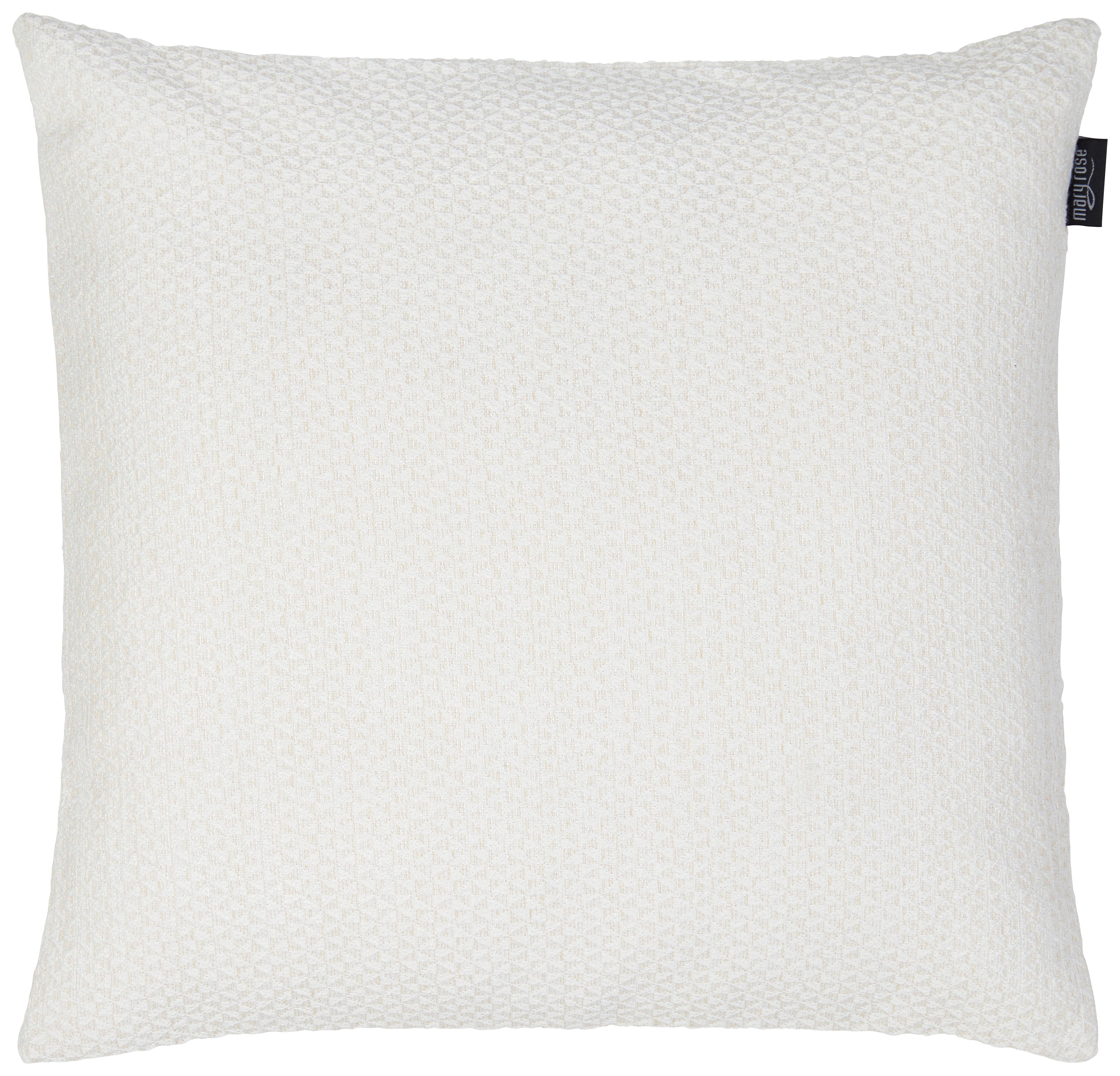 Zierkissen Willow in Weiß ca. 50x50cm - Weiß, MODERN, Textil (50/50cm) - Mary's
