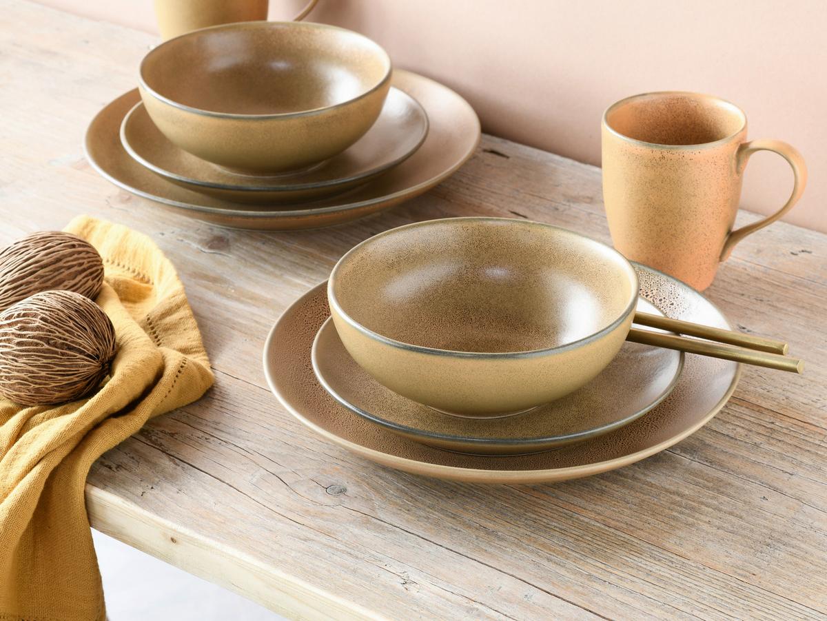 Kombinirani Servis Sierra Nevada Tierra, 8-Delni - peščene barve, Basics, keramika - Creatable