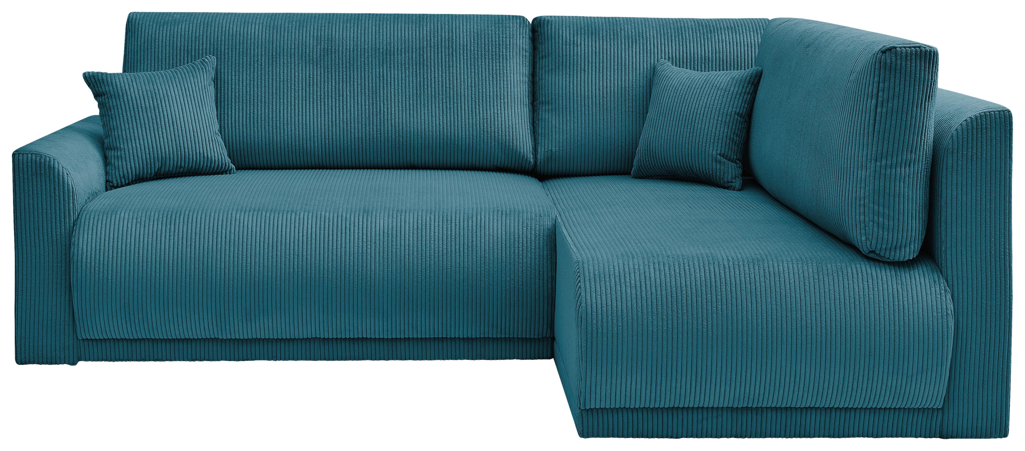 Coltar KIM - turcoaz, Modern, lemn/textil (233/160cm) - Modern Living