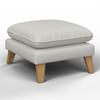 SOFFA ILLA - ljusgrå, Modern, trä/textil (154/84/86cm) - Bessagi Home