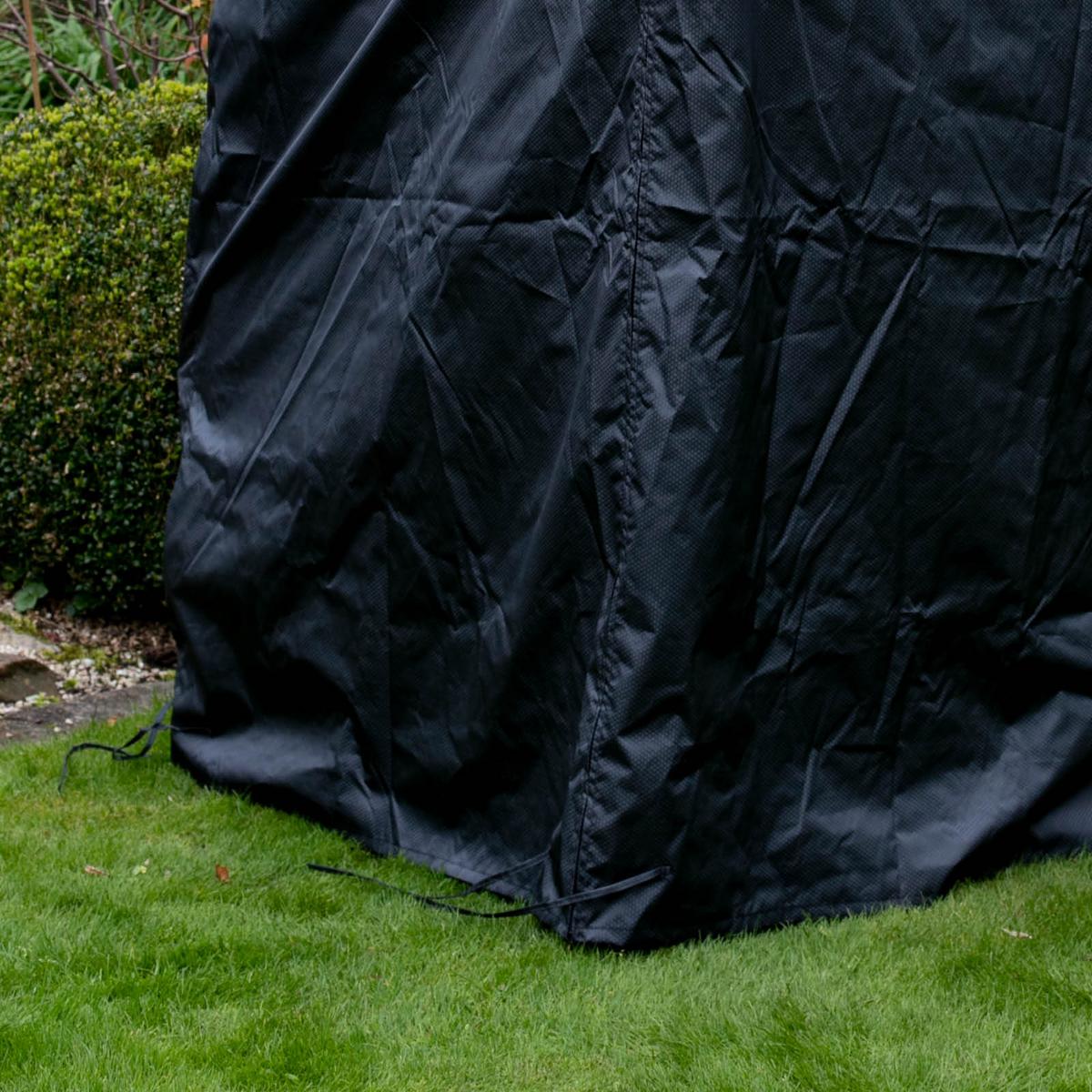 Strandkorb-Schutzhülle Premium Grau - Dunkelgrau, Basics, Kunststoff (128/165/95cm) - Gardenson