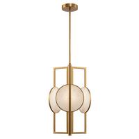 Pendelleuchte Marmo Goldfarben max. 40 Watt - Goldfarben, Trend, Stein/Metall (30,5/51/30,5cm) - MAYTONI