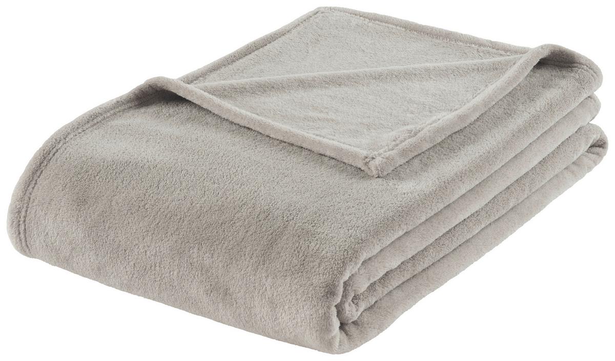Kuscheldecke Kuschelix in Greige ca. 140x200cm - Greige, Textil (140/200cm) - Modern Living