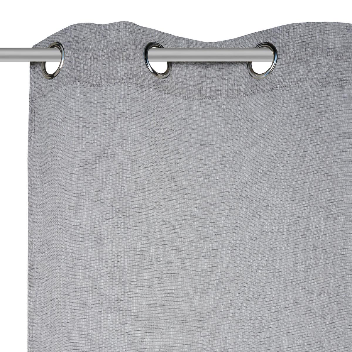 ZASŁONA NA PRZELOTKACH HENRY - szary, Basics, tkanina (140/245cm) - Esposa