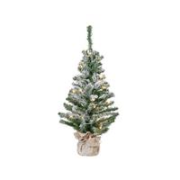 CHOINKA IMPERIAL MINIBAUM - zielony/biały, Basics, tworzywo sztuczne/metal (41/75cm) - X-Mas