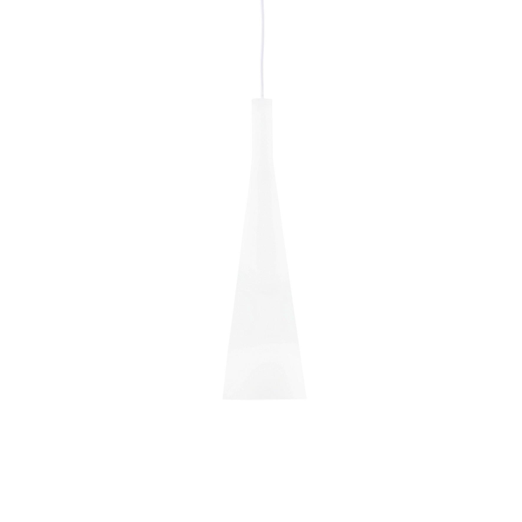 Hängeleuchte Milk Weiß max. 60 Watt - Weiß, Design, Glas (14/14/78-253cm) - Ideal Lux