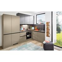 Eckküche inkl. 4 E-Geräte Win in Anthrazit/Cremegrau - Anthrazit/Creme, MODERN, Holzwerkstoff (290/185cm) - Express-Kuechen