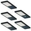 Unterbauleuchten-Set 422055 5-teilig - Schwarz, Metall (17/5/0,7cm) - Based