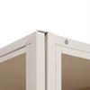 VITRINE AMY -EXKLUSIV- - Beige/couleur chêne, MODERN, matériau en bois/métal (80/172/35cm) - Mömax