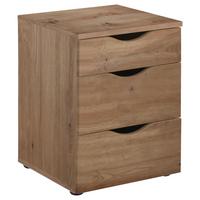 SZAFKA NOCNA MAXI - czarny/dąb artisan, Konventionell, materiał drewnopochodny/tworzywo sztuczne (40/55/39cm) - Boxxx