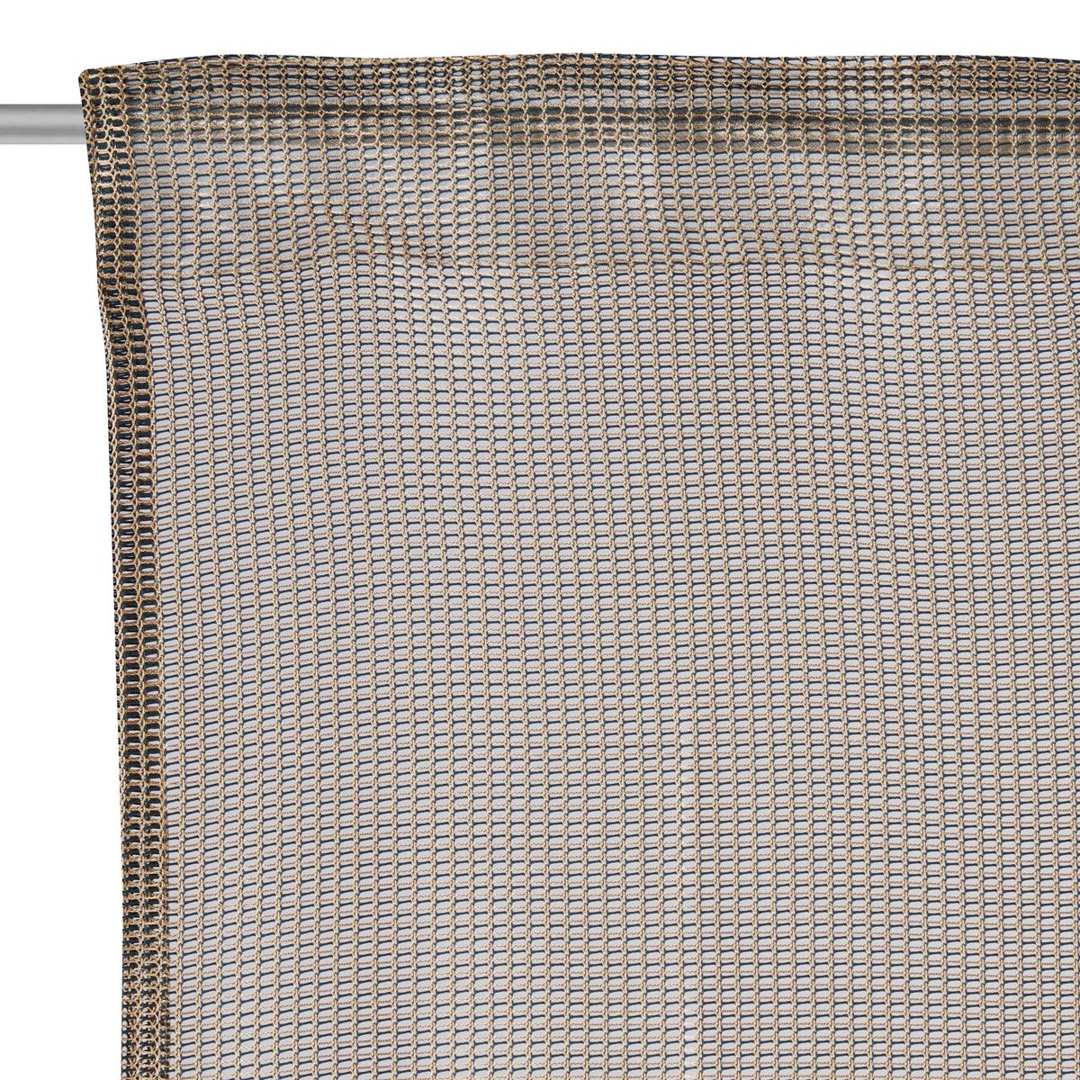 ZASŁONA GOTOWA 6725-16 LUMOS - kolor złoty, Design, tkanina (140/245cm) - Ambiente