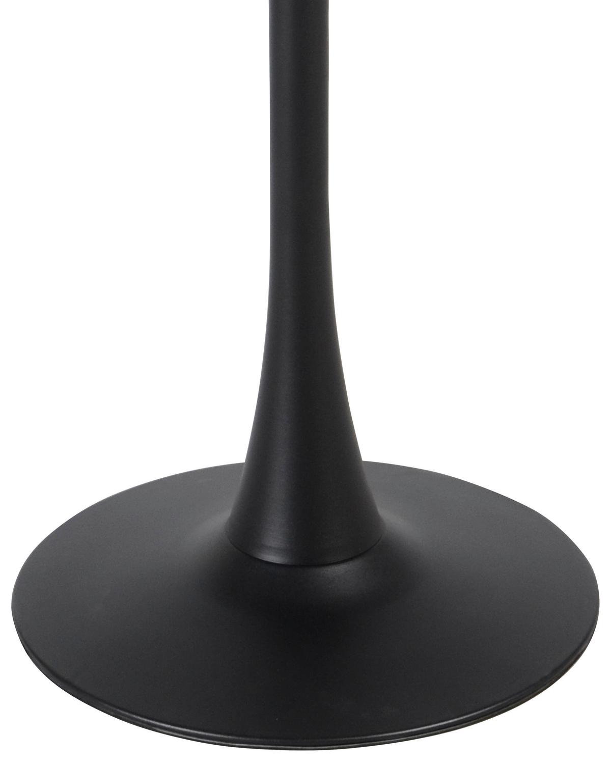 Bartisch Moritz Schwarz - Schwarz, MODERN, Holzwerkstoff/Metall (60/105cm) - Mömax