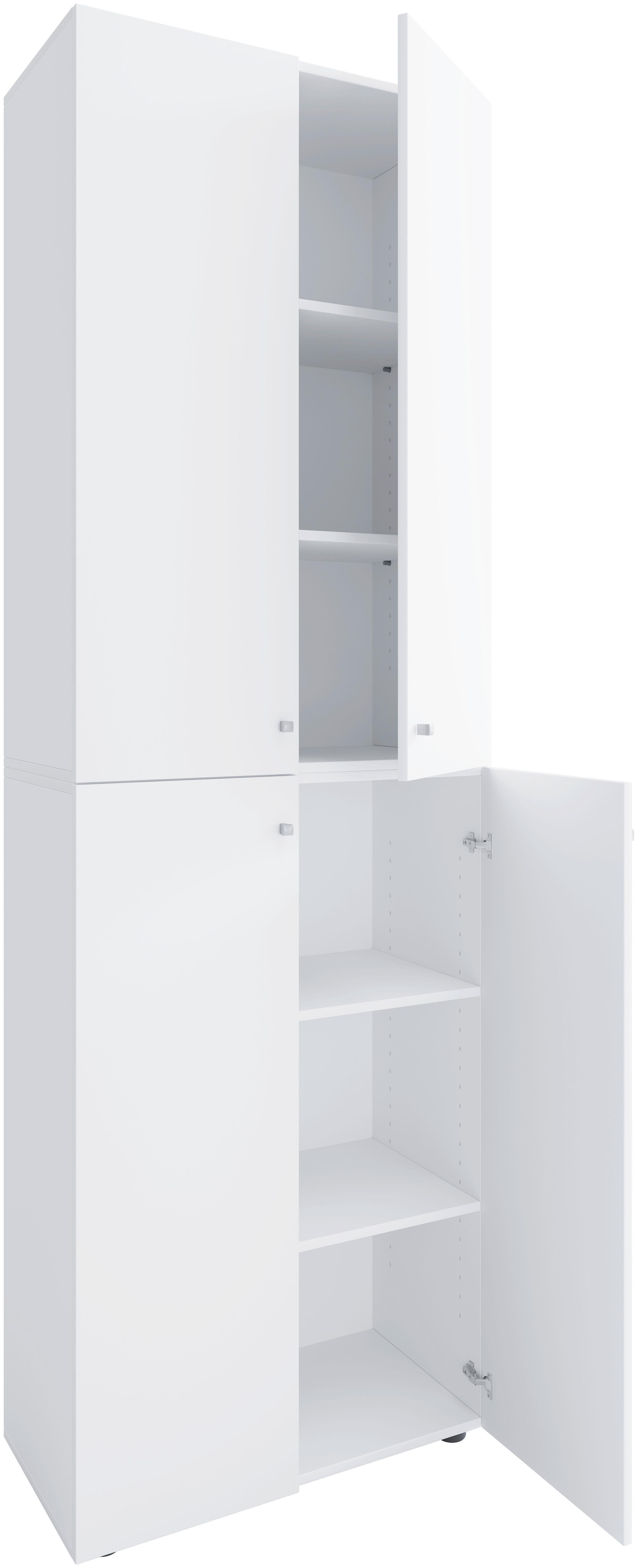 AKTENSCHRANK LONA XXL - Weiss, Design, Holzwerkstoff (70/220/39cm) - MID.YOU
