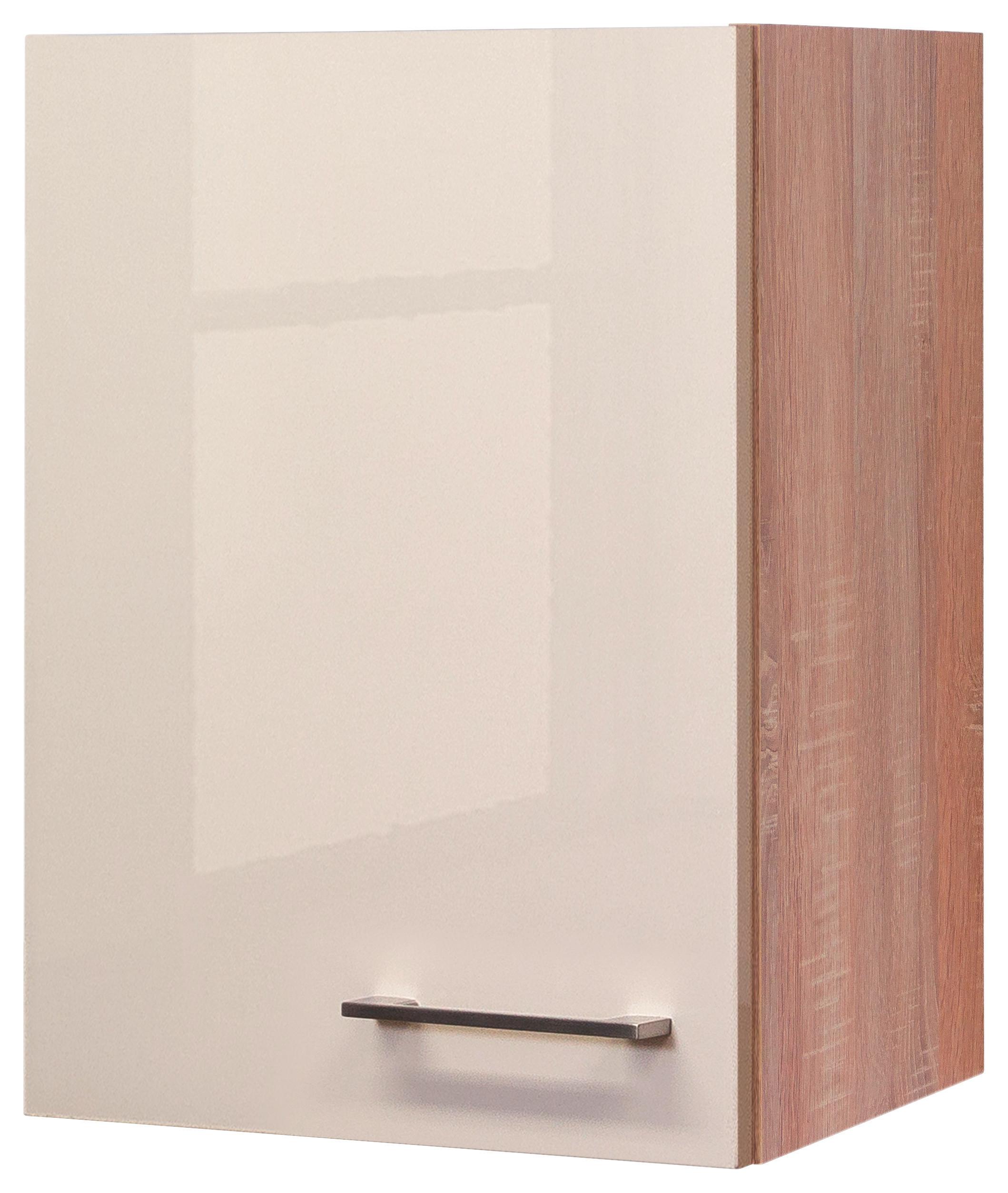 Küchenoberschrank "Nepal" , Kaschmir, Eiche - Kaschmir/Edelstahlfarben, MODERN, Holzwerkstoff/Metall (40/54,8/32cm) - FlexWell