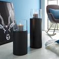Windlicht Fire Tower Schwarz - Klar/Schwarz, Glas/Metall (23/71cm) - Mömax modern living Windlicht Fire Tower Schwarz - Klar/Schwarz, Glas/Metall (23/71cm) - Mömax modern living