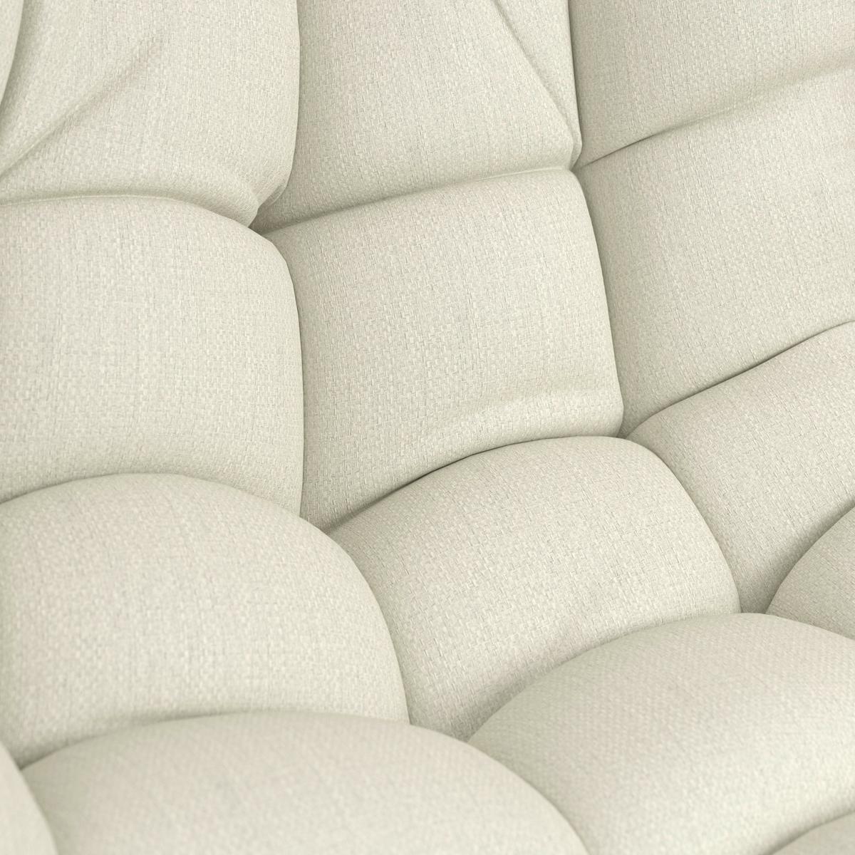 HÄNGESESSEL NANCY - Dunkelgrau/Creme, Modern, Kunststoff/Textil (105/196/120cm) - Bessagi Garden