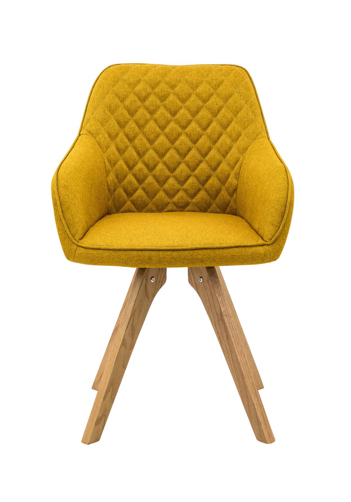 Set Naslanjačev Diamant, Barva Karija, 2-Delni - naravne barve/barve karija, Moderno, tekstil/les (59/88/61cm) - Livetastic