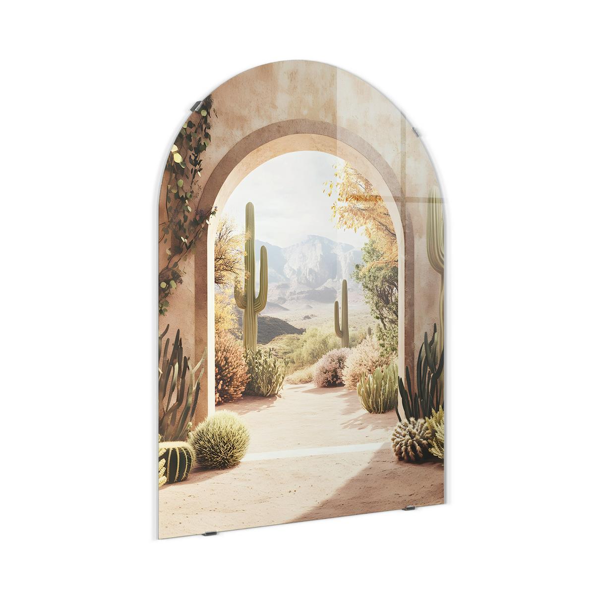 Glasbild Multicolor ca. 70x100cm - Multicolor, Basics, Glas/Papier (70/100cm)