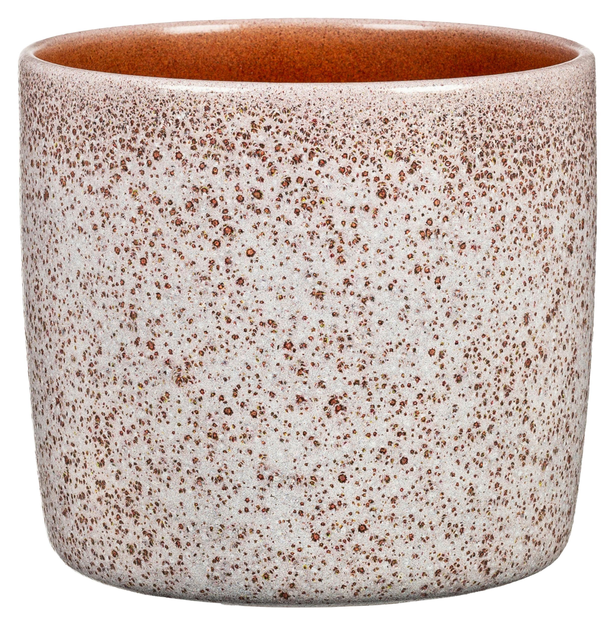 Kaspó Roccia Átm./ma.: Kb. 13/12cm - barna, kerámia (13/12cm)